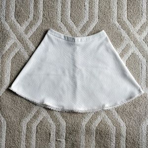 White Mini Skirt